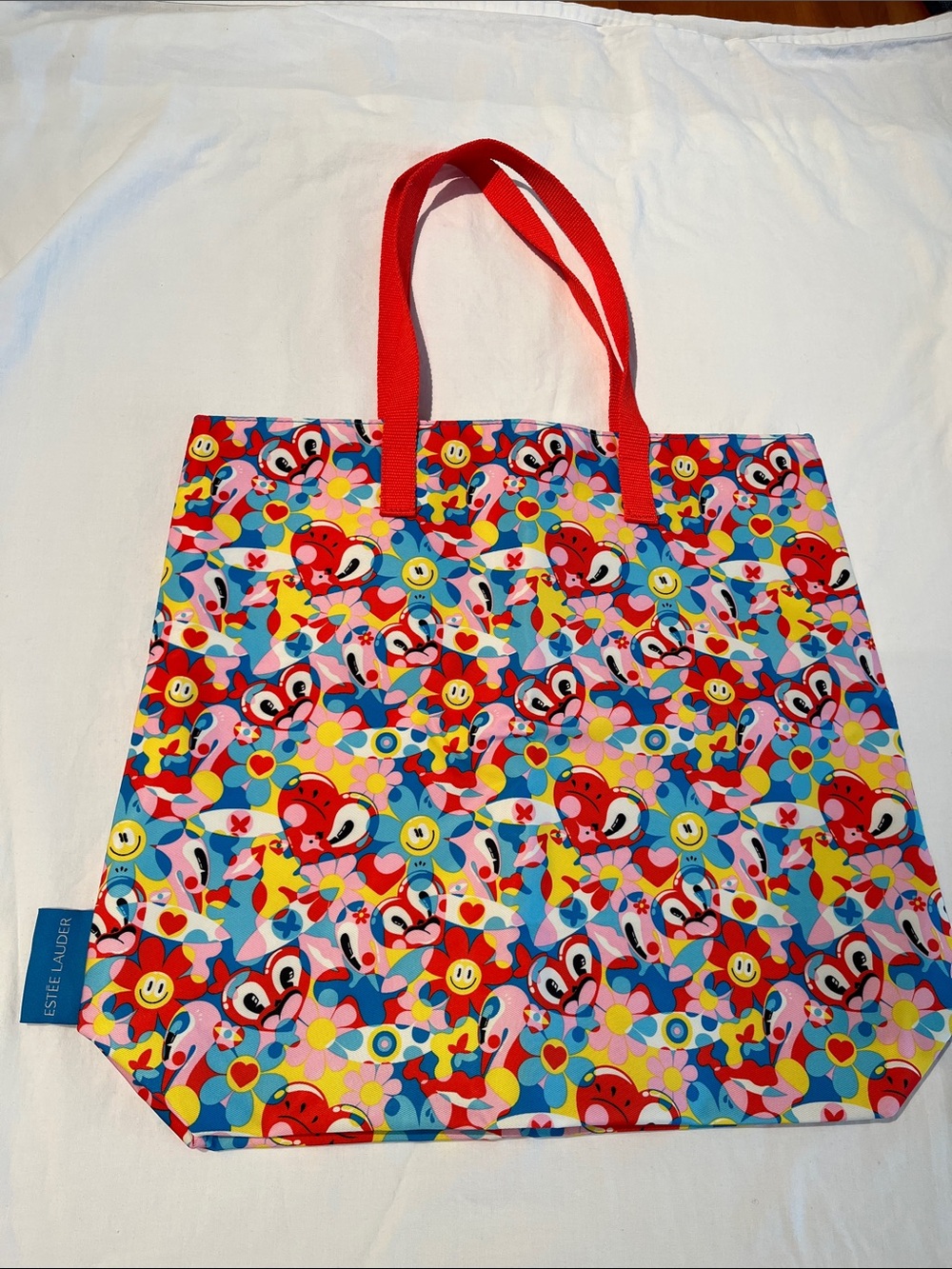 Estée Lauder heavy duty reusable shopping bag/ tote bag